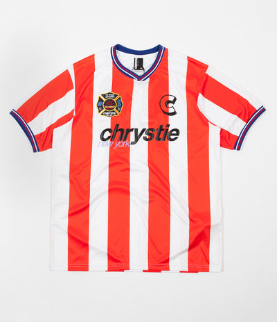 Chrystie NYC Team Chrystie Soccer Jersey - Red / White