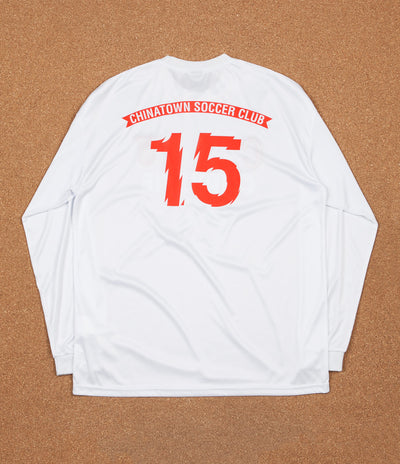Chrystie NYC x Chinatown Soccer Club Jersey - White / Red