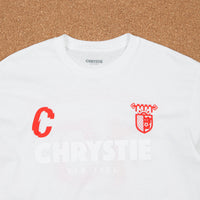 Chrystie NYC x Chinatown Soccer Club T-Shirt - White / Red thumbnail