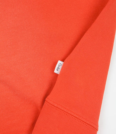 Civilist Chakra Dyed Crewneck Sweatshirt - Overdyed Red