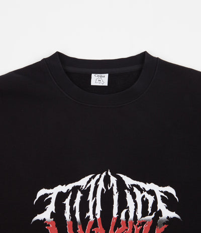 Civilist Civituary Crewneck Sweatshirt - Black