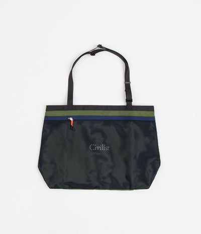 Civilist Mesh Tote Bag - Army / Orange
