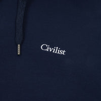 Civilist Mini Logo Hoodie - Navy thumbnail