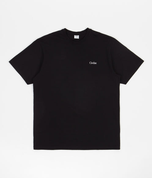 Civilist Mini Logo T-Shirt - Black