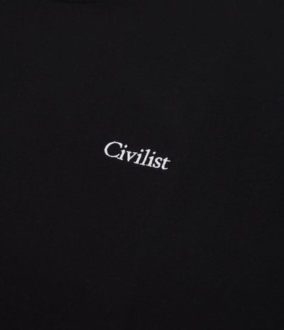 Civilist Mini Logo T-Shirt - Black