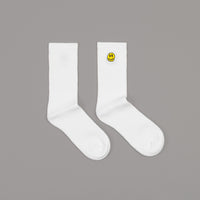 Civilist Mini Smiler Socks - White thumbnail