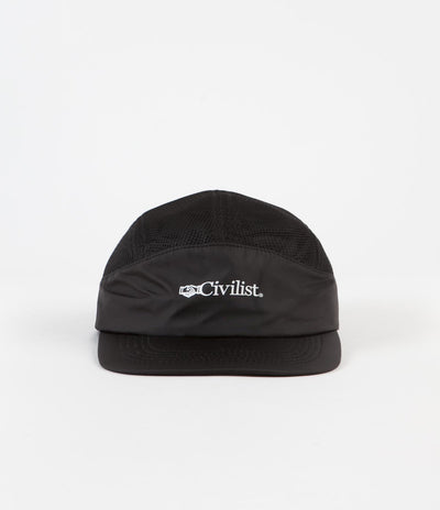 Civilist Running Cap - Black / Black