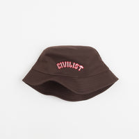 Civilist Spike Bucket Hat - Brown thumbnail