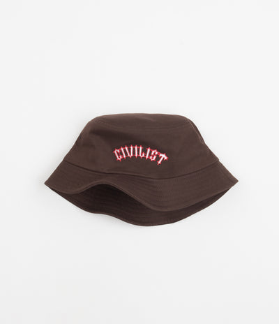 Civilist Spike Bucket Hat - Brown