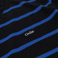 Civilist Striped T-Shirt - Black / Blue thumbnail