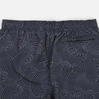 Civilist Wave Swim Shorts - Black / Grey thumbnail