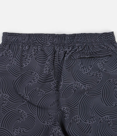 Civilist Wave Swim Shorts - Black / Grey