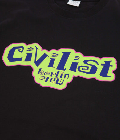 Civilist Whirl T-Shirt - Black