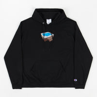 Classic Grip Jacuzzi Tony Embroidery Hoodie - Black thumbnail