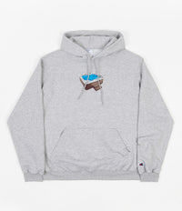 Classic Grip Jacuzzi Tony Embroidery Hoodie - Heather Grey