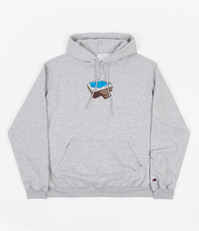 Classic Grip Jacuzzi Tony Embroidery Hoodie - Heather Grey