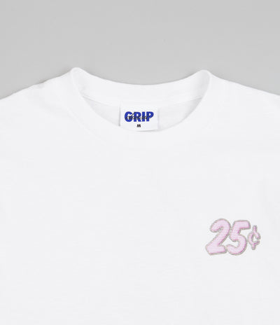 Classic Grip x Quartersnacks Buss Down T-Shirt - White