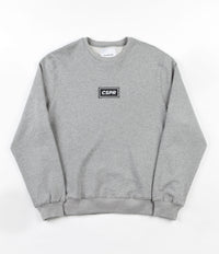 Colorsuper CSPR Embroidery Crewneck Sweatshirt - Grey / Black