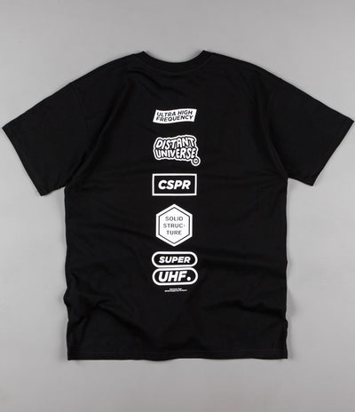 Colorsuper Frequency T-Shirt - Black / White