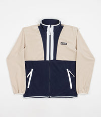 Columbia Back Bowl Lightweight Fleece - Ancient Fossil / Collegiate Navy / White