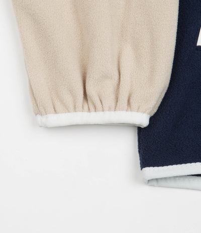 Columbia Back Bowl Lightweight Fleece - Ancient Fossil / Collegiate Navy / White