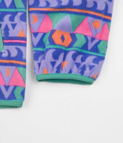 Columbia Back Bowl Lightweight Fleece - Purple Lotus Camp Blanket / Bright Aqua