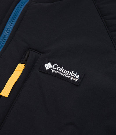 Columbia Ballistic Ridge Full Zip Fleece - Impulse Blue / Black | Flatspot