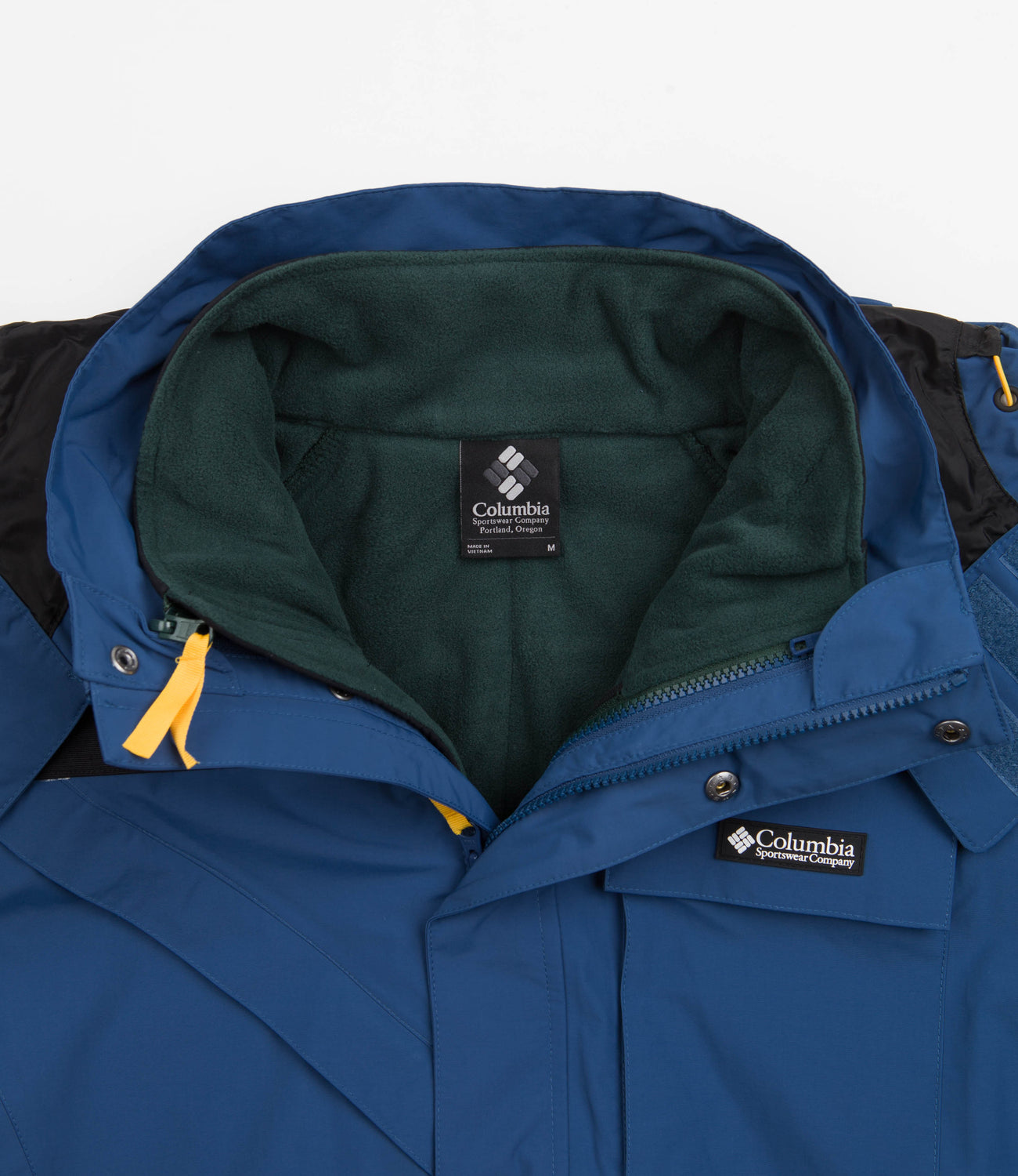 Columbia Ballistic Ridge Interchange Jacket Impulse Blue Black Flatspot