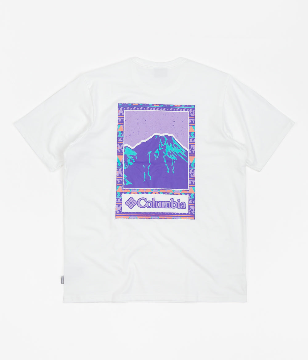 Columbia Explorers Canyon Back T-Shirt - White / Bordered Beauty