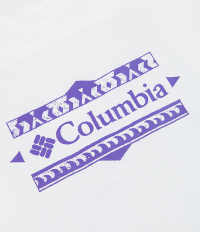 Columbia Explorers Canyon Back T-Shirt - White / Bordered Beauty Graphic