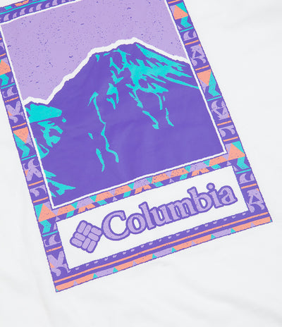 Columbia Explorers Canyon Back T-Shirt - White / Bordered Beauty Graphic