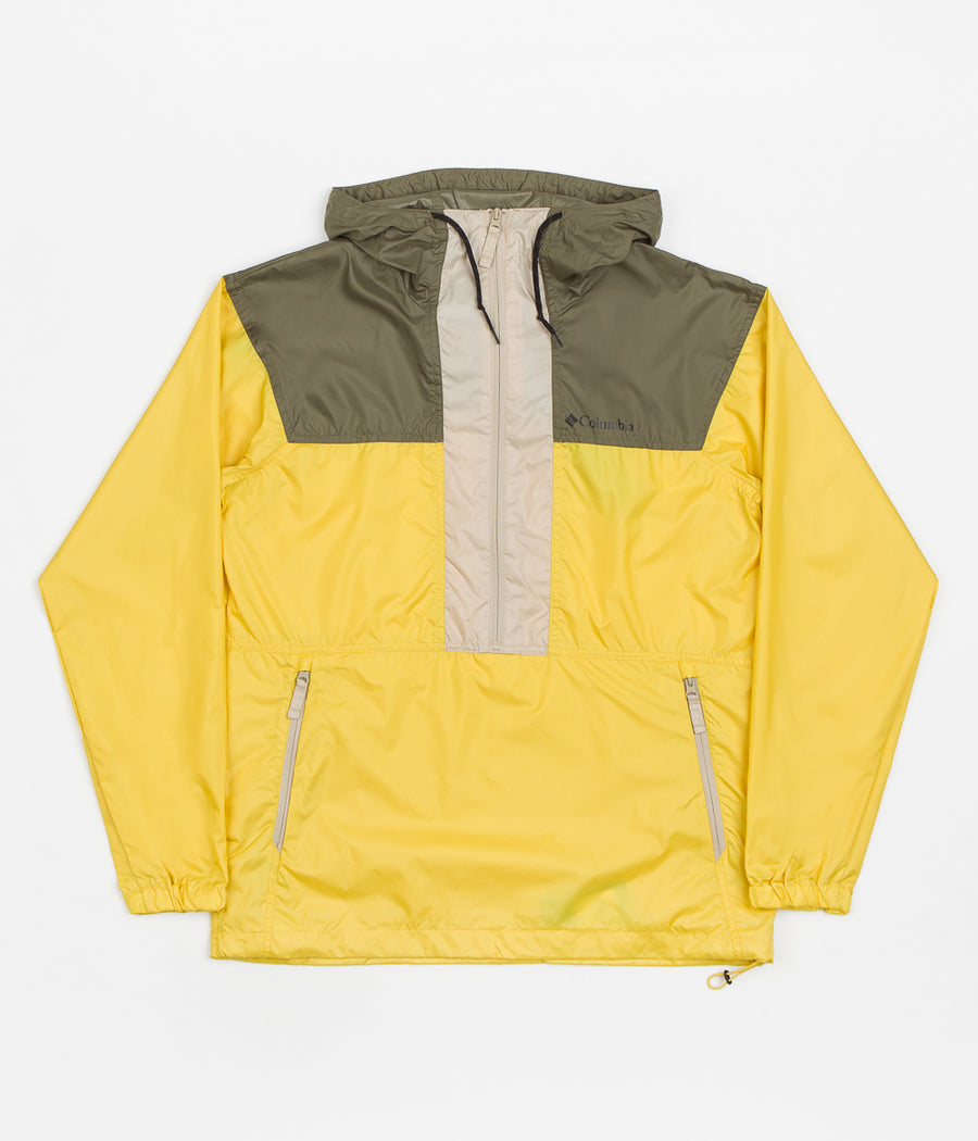 Columbia Flash Challenger Anorak - Golden Nugget / Stone Green / Ancient Fossil