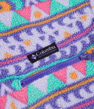 Columbia Helvetia Half Snap Fleece - Purple Lotus Camp Blanket