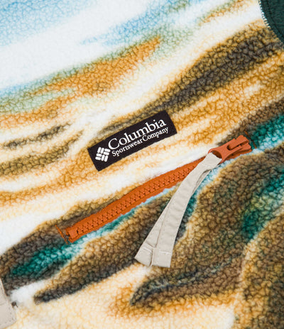 Columbia Helvetia Half Snap Fleece - Warm Copper CRG Print