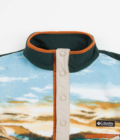 Columbia Helvetia Half Snap Fleece - Warm Copper CRG Print