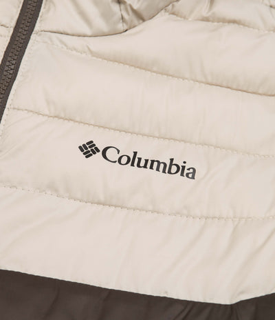 Columbia Powder Lite Hooded Jacket - Cordovan / Ancient Fossil / Black