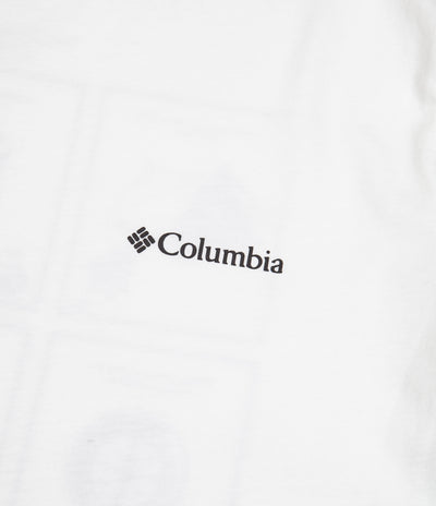 Columbia Rapid Ridge Back Graphic T-Shirt - White / Campsite Icons Graphic
