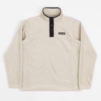 Columbia Steens Mountain Half Snap Fleece in Ancient Fossil and Black thumbnail