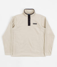 Columbia Steens Mountain Half Snap Fleece in Ancient Fossil and Black