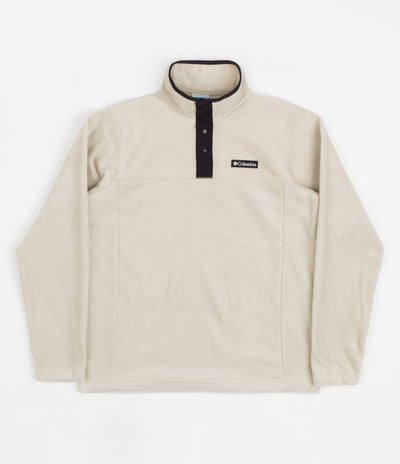 Columbia Steens Mountain Half Snap Fleece in Ancient Fossil and Black