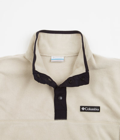 Columbia Steens Mountain Half Snap Fleece in Ancient Fossil and Black