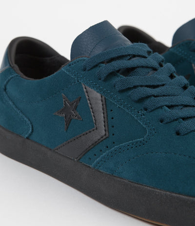 Converse Checkpoint Pro Ox Suede Shoes - Midnight Turquoise / Black / Black