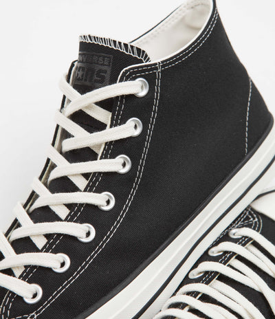 Converse Cons CTAS Pro Mid Cut Off Shoes - Black / Black / Egret