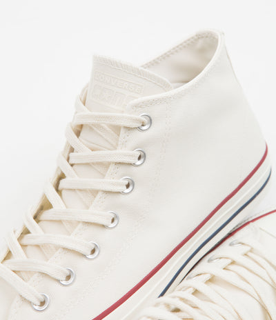 Converse Cons CTAS Pro Mid Cut Off Shoes - Egret / Red / Clematis Blue