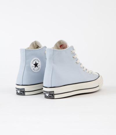 Converse CTAS 70's Hi No Waste Canvas Shoes - Light Armory Blue / Egret / Black