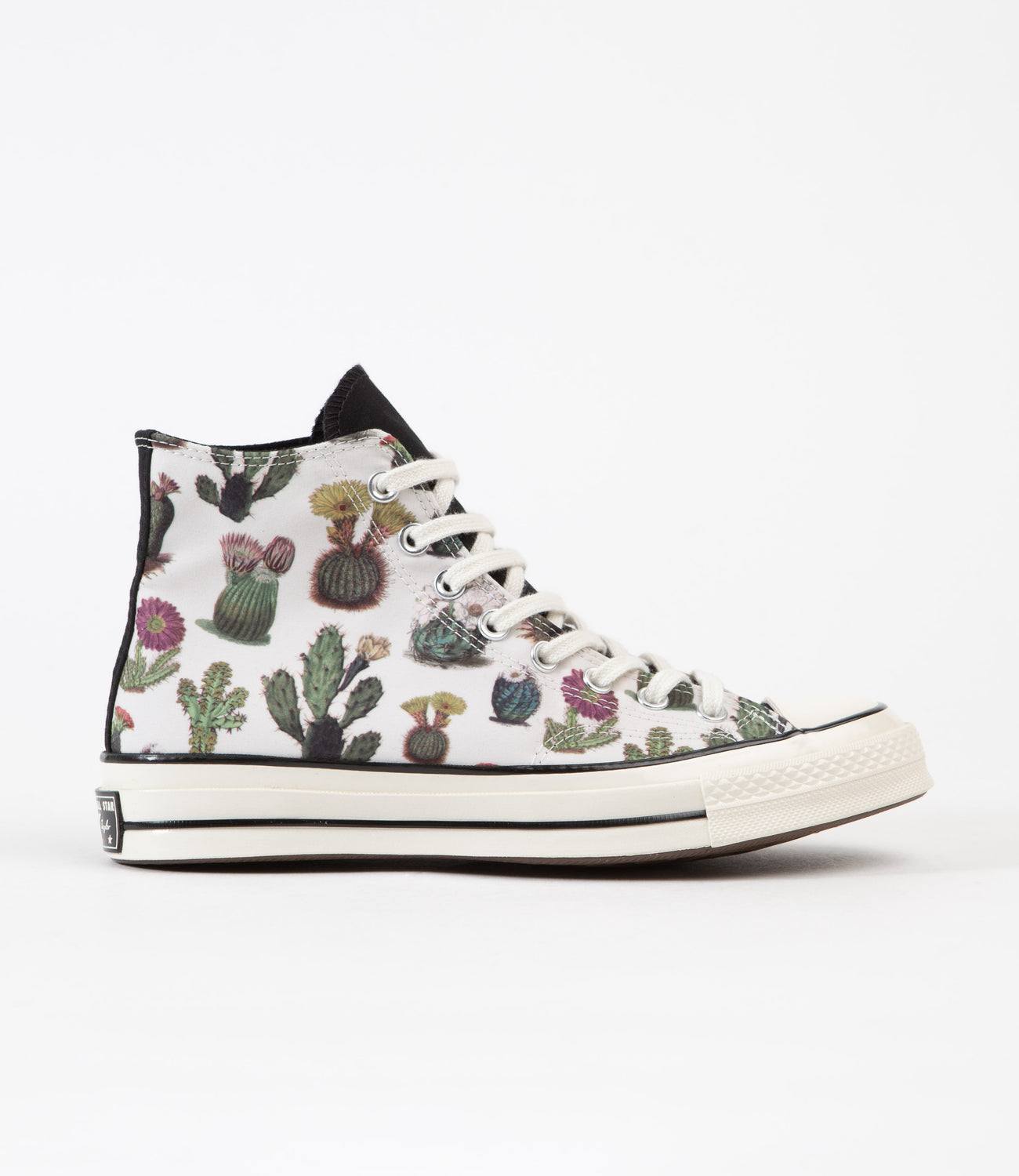 converse succulent shoes Converse CTAS 70's Hi Succulent Print Shoes - Egret / Black / Egret