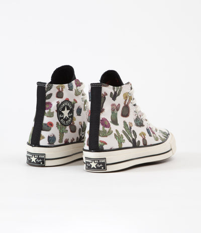 Converse CTAS 70's Hi Succulent Print Shoes - Egret / Black / Egret