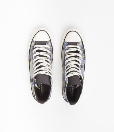 Converse CTAS 70's Hi Tropical Leaf Print Shoes - Storm Wind / Egret / Black