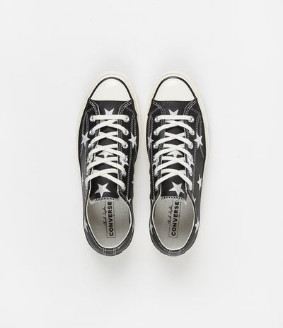 Converse CTAS 70's Ox Archive Print Leather Shoes - Black / Egret / White