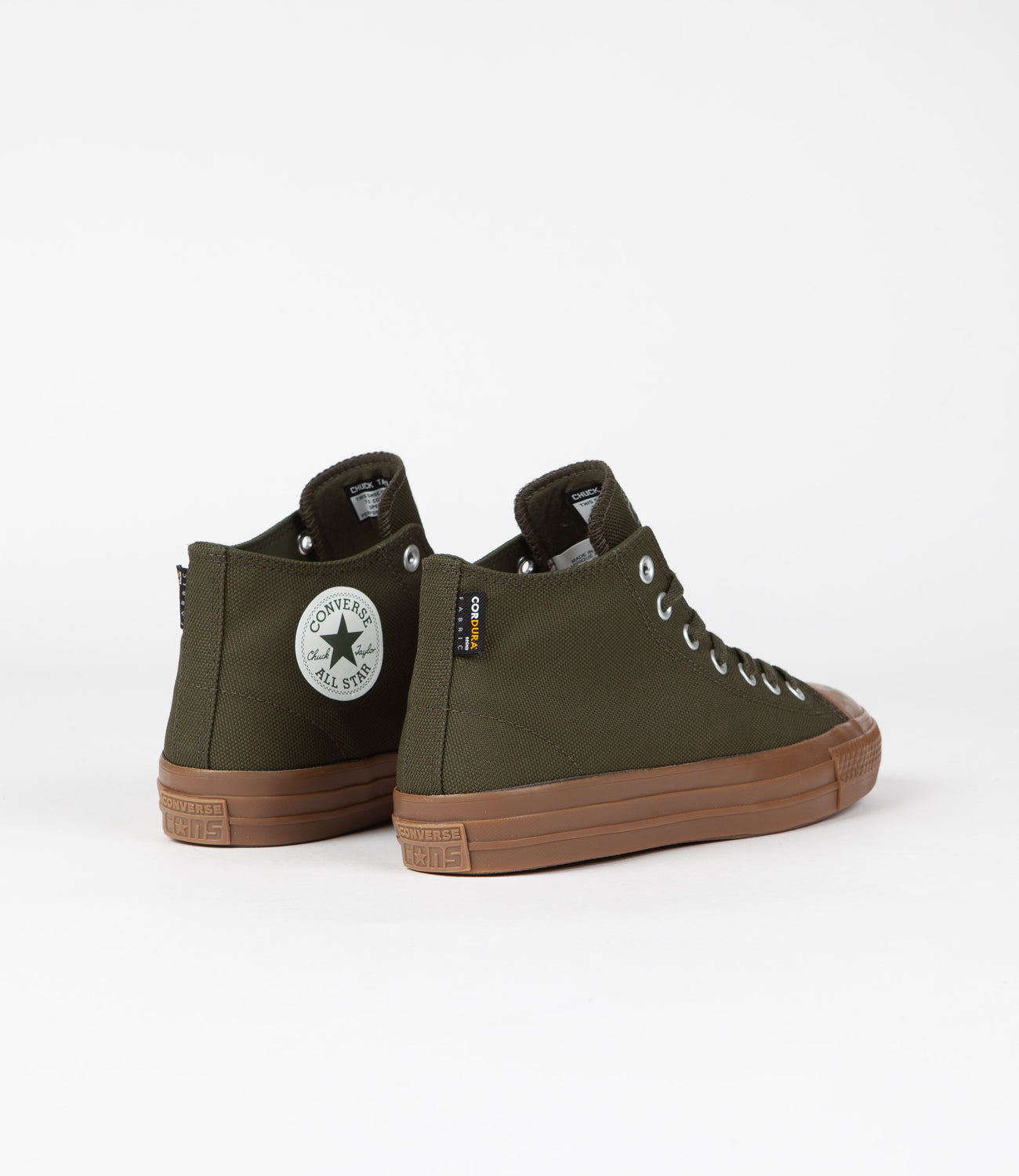 Converse CTAS Pro Cordura Canvas Mid Shoes Cargo Khaki Egret
